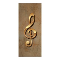 Adesivo Decorativo de Porta - Clave de Sol - Música - 281cnpt na internet