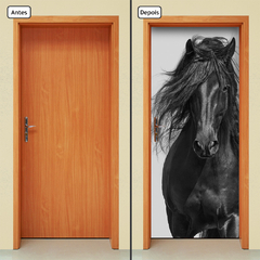 Adesivo Decorativo de Porta Cavalo Sala - 2824mlpt - comprar online