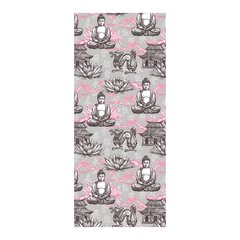 Adesivo Decorativo de Porta - Yoga - Ásia - Buda - 285cnpt na internet