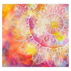 Papel de Parede Mandala Decorativa Sala Painel Adesivo - 285pc - comprar online