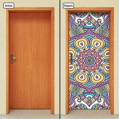 Adesivo Decorativo de Porta - Mandala - 286cnpt - comprar online