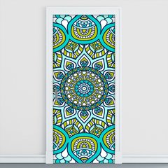 Adesivo Decorativo de Porta - Mandala - 287cnpt