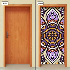 Adesivo Decorativo de Porta - Mandala - 289cnpt - comprar online