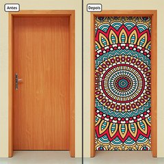 Adesivo Decorativo de Porta - Mandala - 290cnpt - comprar online