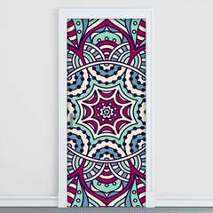 Adesivo Decorativo de Porta - Mandala - 291cnpt