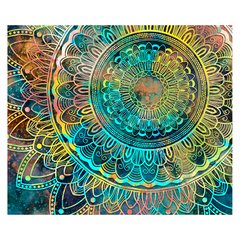 Papel de Parede Mandala Decorativa Sala Painel Adesivo - 292pc na internet