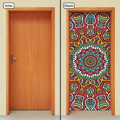 Adesivo Decorativo de Porta - Mandala - 293cnpt - comprar online
