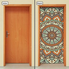 Adesivo Decorativo de Porta - Mandala - 294cnpt - comprar online