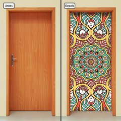 Adesivo Decorativo de Porta - Mandala - 296cnpt - comprar online