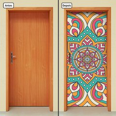 Adesivo Decorativo de Porta - Mandala - 297cnpt - comprar online