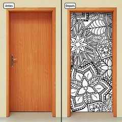 Adesivo Decorativo de Porta - Mandala - 299cnpt - comprar online