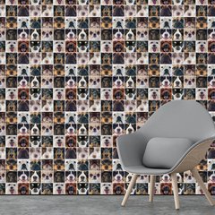 Papel de Parede Adesivo 3 Metros - Cachorros Pet-Shop - Revestimento - 301pps - comprar online