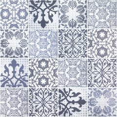 Papel de Parede Adesivo 3 Metros - Azulejo Português - Revestimento - 301ppz