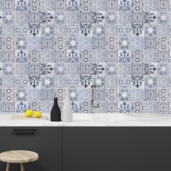 Papel de Parede Adesivo 3 Metros - Azulejo Português - Revestimento - 301ppz - comprar online