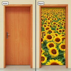 Adesivo Decorativo de Porta - Girassóis - 305cnpt - comprar online