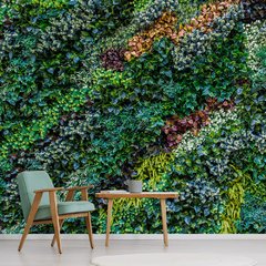 Papel de Parede Jardim Vertical Natureza Verde Sala Painel Adesivo - 307pc