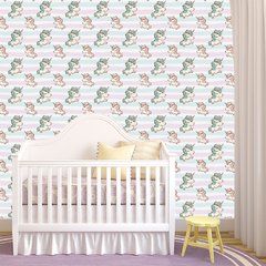 Papel de Parede Adesivo 3 Metros - Unicórnio Baby Bebe - Revestimento - 307ppb - comprar online