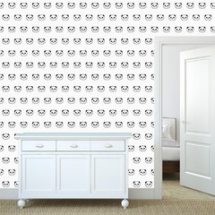 Papel de Parede Adesivo 3 Metros - Panda Urso Panda - Revestimento - 309pps - comprar online