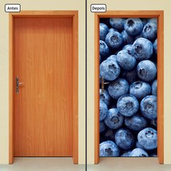 Adesivo Decorativo de Porta - Blueberry - Frutas - 312cnpt - comprar online