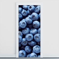 Adesivo Decorativo de Porta - Blueberry - Frutas - 312cnpt