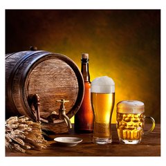 Papel de Parede Cerveja Bebida Cervejeiro Bar Sala Painel Adesivo - 315pc - comprar online