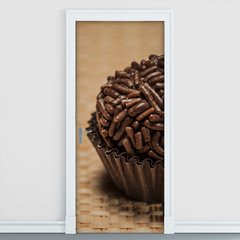 Adesivo Decorativo de Porta - Brigadeiro - Doce - 317cnpt