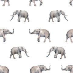 Papel de Parede Adesivo 3 Metros - Elefantes - Animais - Revestimento - 317pps