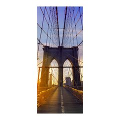 Adesivo Decorativo de Porta - Ponte do Brooklyn - 318cnpt na internet