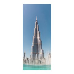 Adesivo Decorativo de Porta - Dubai - Burj Khalifa - 319cnpt na internet