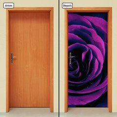 Adesivo Decorativo de Porta - Rosa - Flor - 322cnpt - comprar online