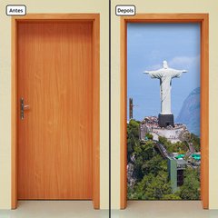 Adesivo Decorativo de Porta - Cristo Redentor - 323cnpt - comprar online