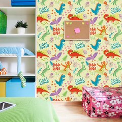 Papel de Parede Adesivo 3 Metros - Dinossauros - Infantil - Revestimento - 324ppi - comprar online