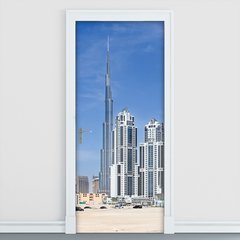 Adesivo Decorativo de Porta - Dubai - 333cnpt