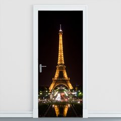 Adesivo Decorativo de Porta - Torre Eiffel - 335cnpt
