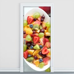 Adesivo Decorativo de Porta - Salada de Frutas - 345cnpt