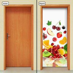 Adesivo Decorativo de Porta - Salada de Frutas - 347cnpt - comprar online