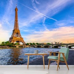 Papel de Parede Viagem Paris Torre Eiffel Sala Painel Adesivo - 353pc