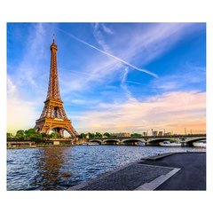 Papel de Parede Viagem Paris Torre Eiffel Sala Painel Adesivo - 353pc na internet