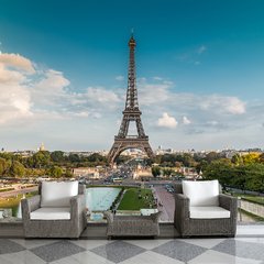 Papel de Parede Viagem Paris Torre Eiffel Sala Painel Adesivo - 355pc