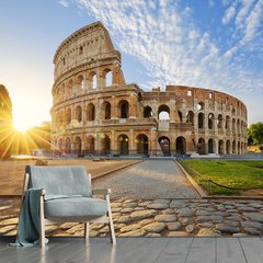 Papel de Parede Viagem Itália Coliseu Roma Sala Painel Adesivo - 356pc