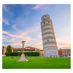 Papel de Parede Viagem Itália Torre de Pisa Sala Painel Adesivo - 358pc - comprar online