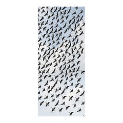 Adesivo Decorativo de Porta - Revoada de Pássaros - 359cnpt na internet