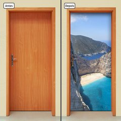 Adesivo Decorativo de Porta - Paisagem - Mar - 363cnpt - comprar online