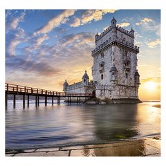 Papel de Parede Viagem Portugal Belém Sala Painel Adesivo - 365pc - comprar online