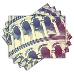 Jogo Americano - Torre de Pisa com 4 peças - 368Jo