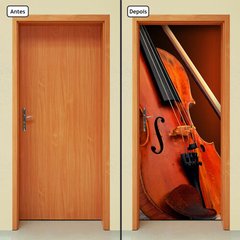 Adesivo Decorativo de Porta - Violino - 369cnpt - comprar online