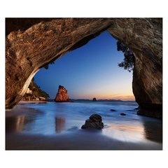 Papel de Parede Viagem Caverna Praia Mar Sala Painel Adesivo - 370pc na internet