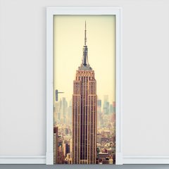 Adesivo Decorativo de Porta - Empire State Building - 371cnpt