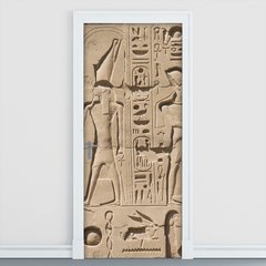 Adesivo Decorativo de Porta - Hieróglifo - 372cnpt