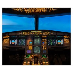 Papel de Parede Avião Cabine Piloto Sala Painel Adesivo - 376pc na internet